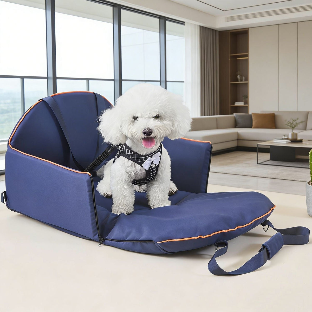 Multi-functional Portable Car Console Pet Carrier