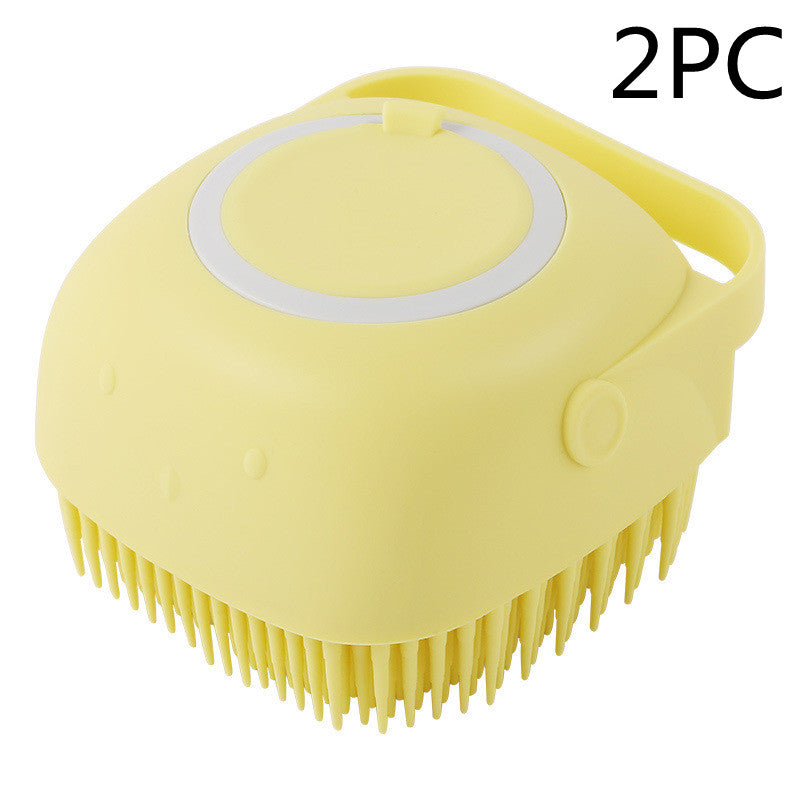 Silicone Dog Bath Massage Cleaning Tool Dog Grooming Supplies