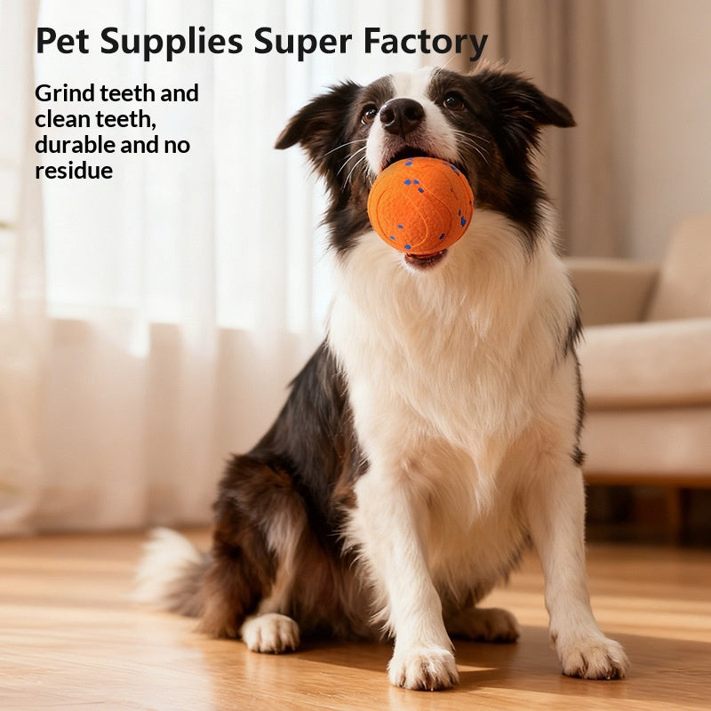 Electric Round Non-Toxic Dog Chew Toy Ball For Training