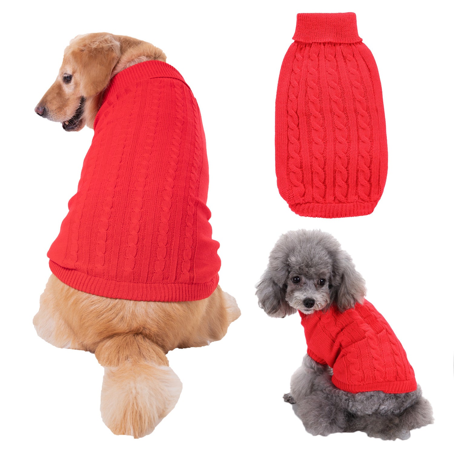 Solid Color Puppy Sweater