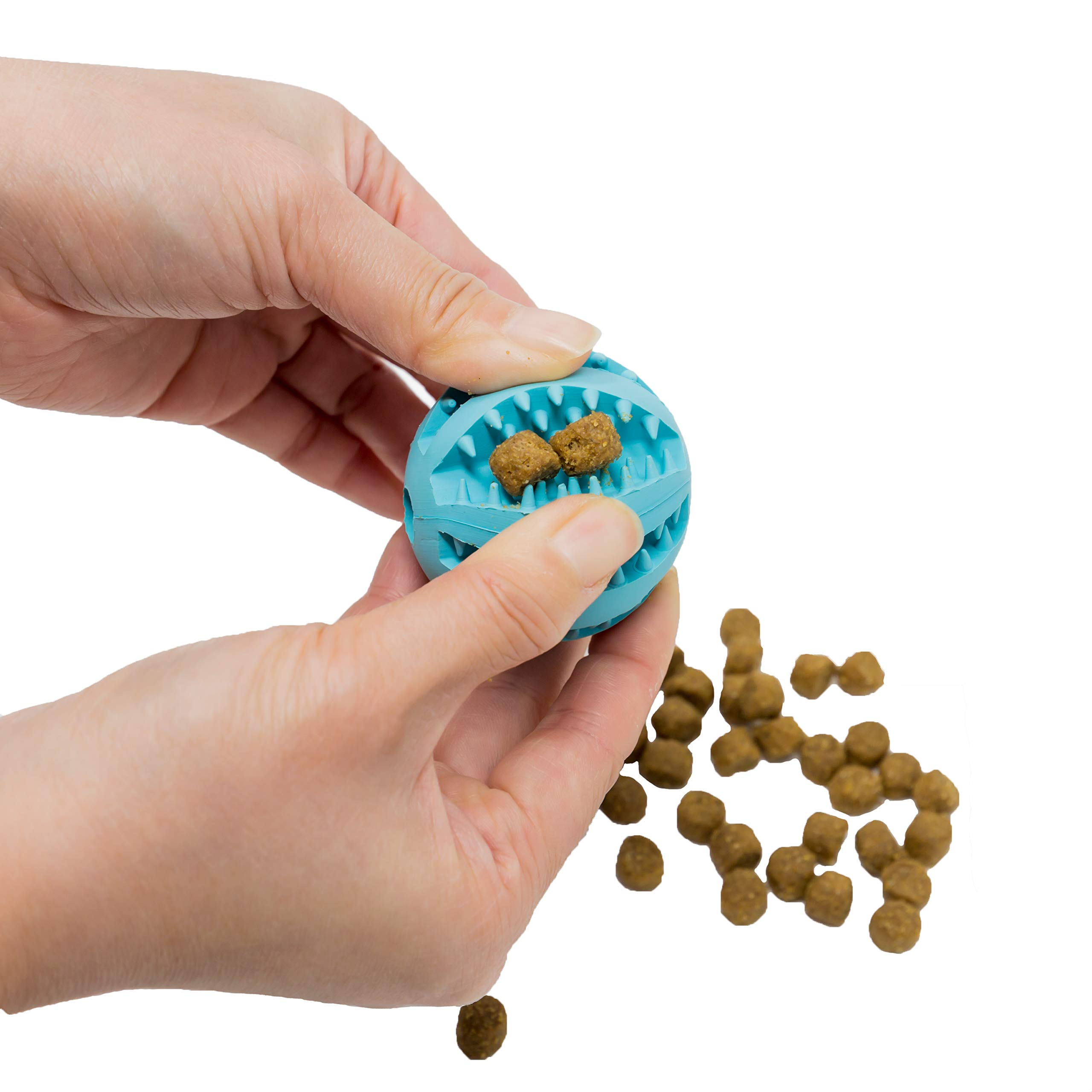 2.5” Squeaky Interactive Dog Balls for Puppy Teething