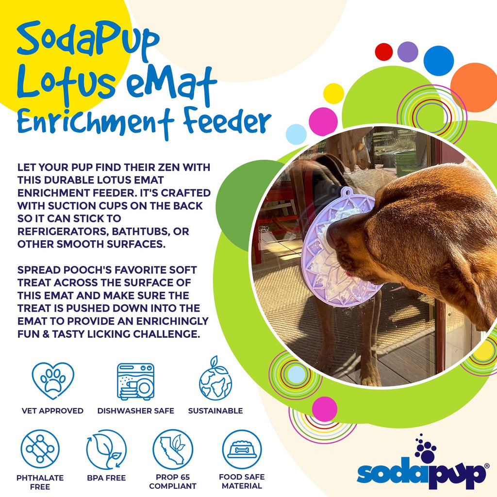 Enrichment Lick Mat For Dogs and Cats - With Suction Cups | USA Made
