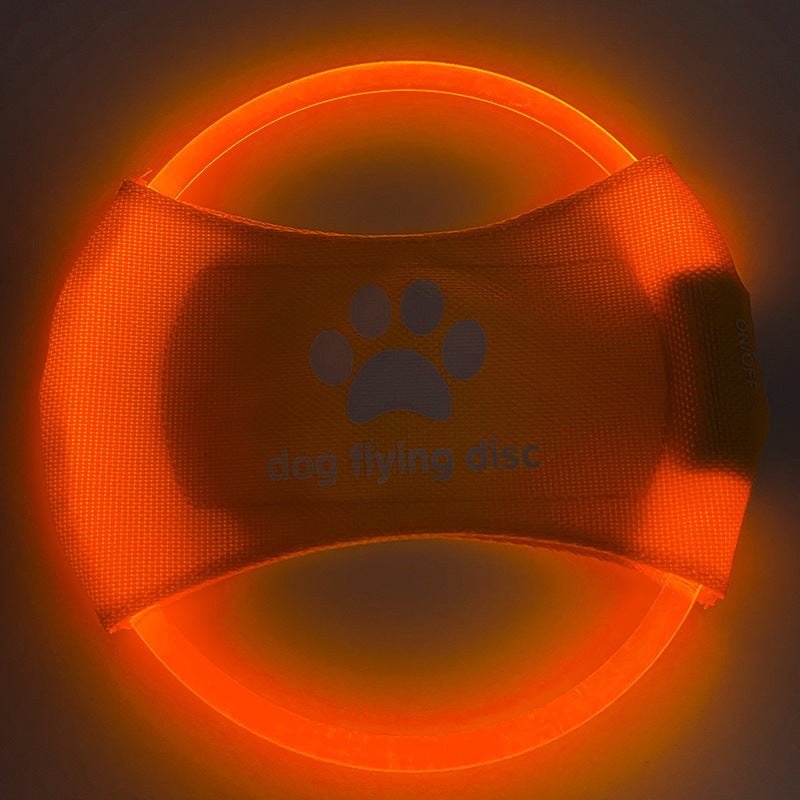 Flying Discs Light Glowing LED Luminous Interactive Toy