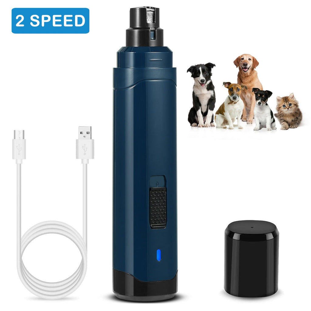 Dog Nail Grinder 2 Speeds Quiet USB Rechargeable