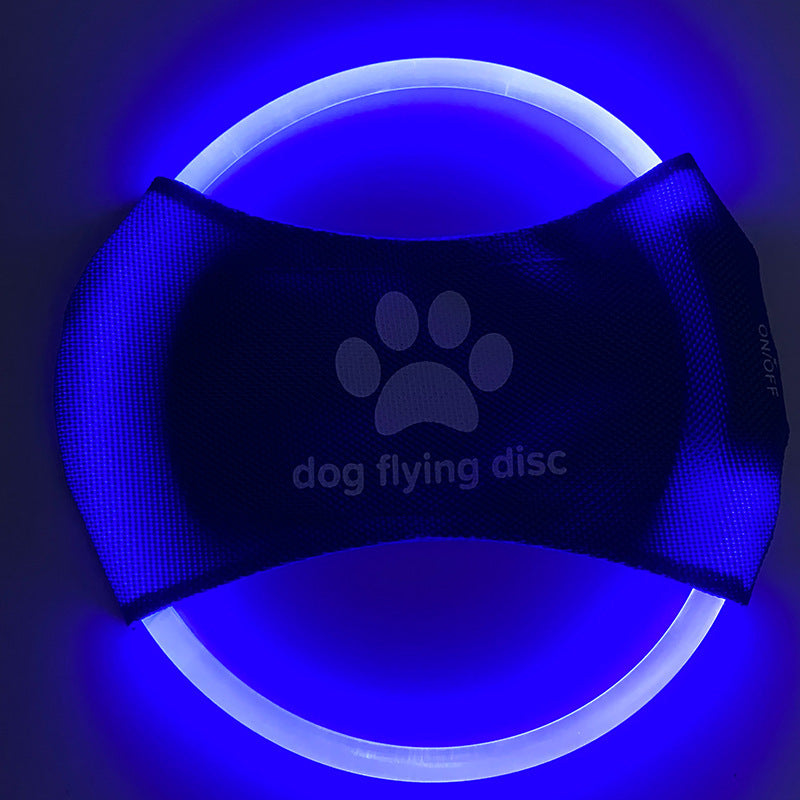 Flying Discs Light Glowing LED Luminous Interactive Toy