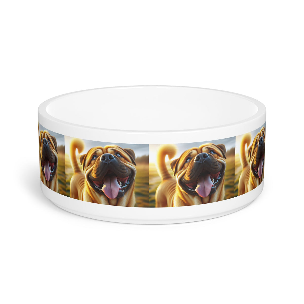 Ceramic Pet Bowl – 16 oz Dog Feeding Bowl
