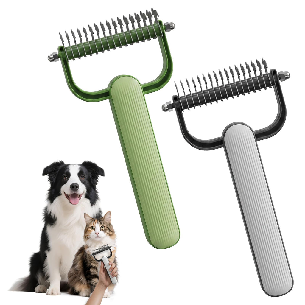 2026 New Double-Sided Dematting Comb For Dogs & Cats