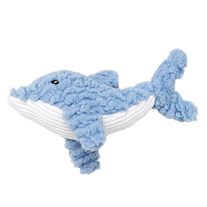Plush Dog Toy Animals Shape Bite Resistant Squeaky Toys Corduroy