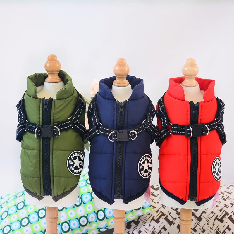 Winter Warm Dog Hooded Coat