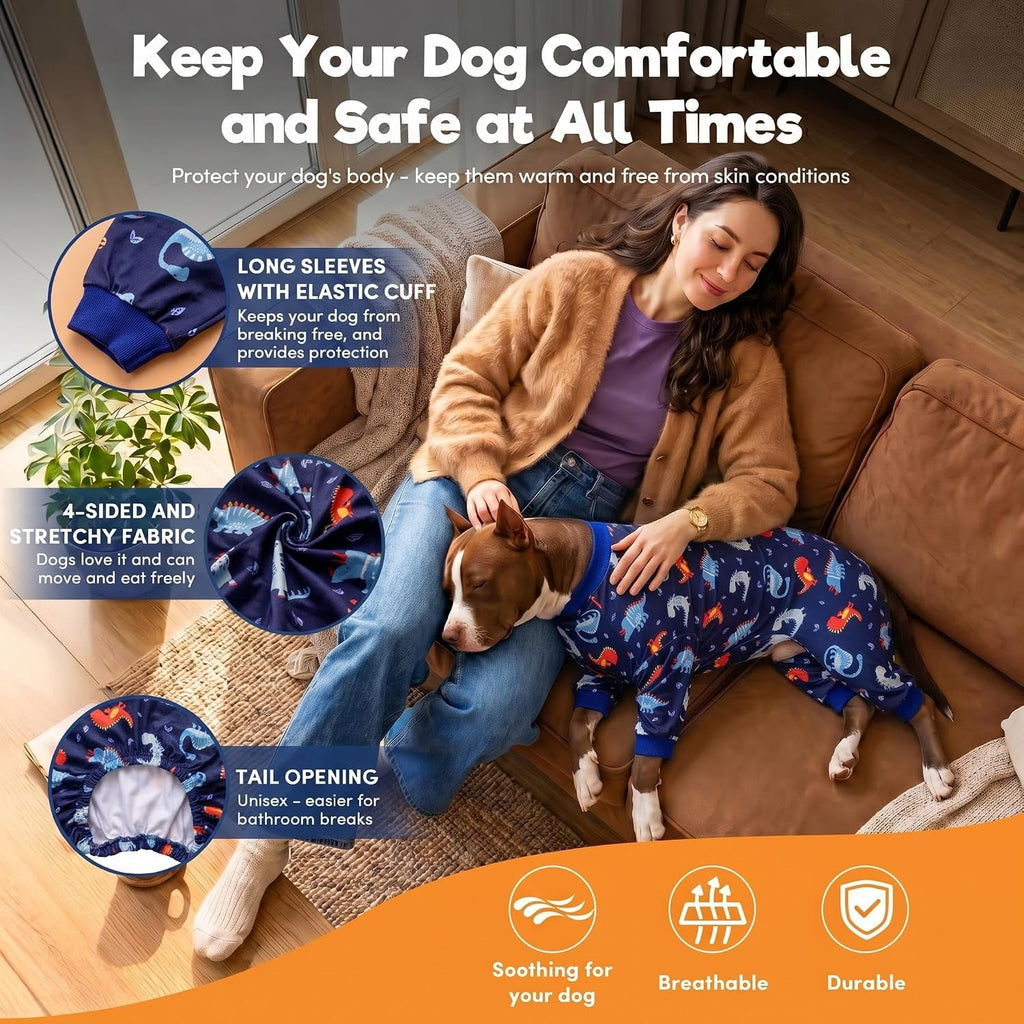 LovinPet Dog Pajamas & Bodysuit – 6 Styles, M–3XL