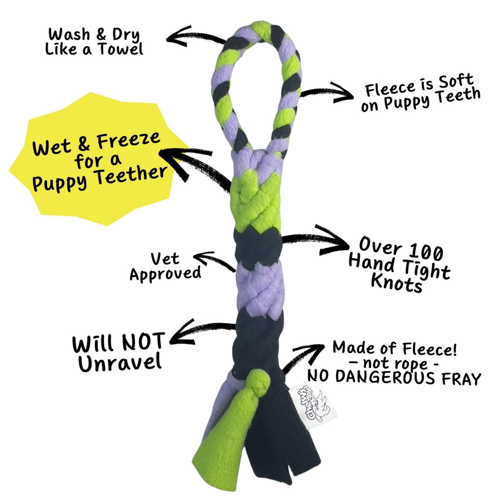 Interactive Tug & Treat-Dispenser Toy for Dogs