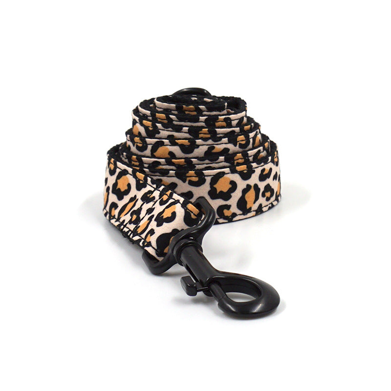Black Buckle Collar Leash Set