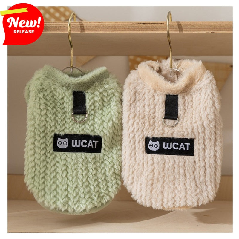 Two-legged Sleeveless Warm Fleece, Small And Medium-sized