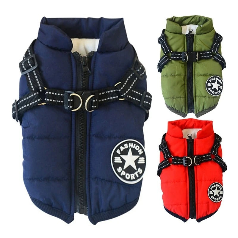 Winter Warm Dog Hooded Coat