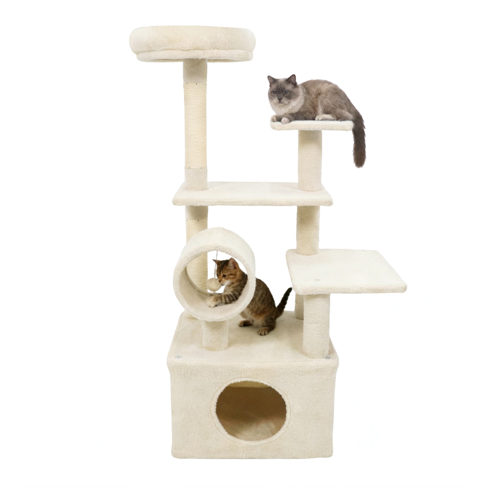 48 Inches Tall Cat Tree Multi-Level