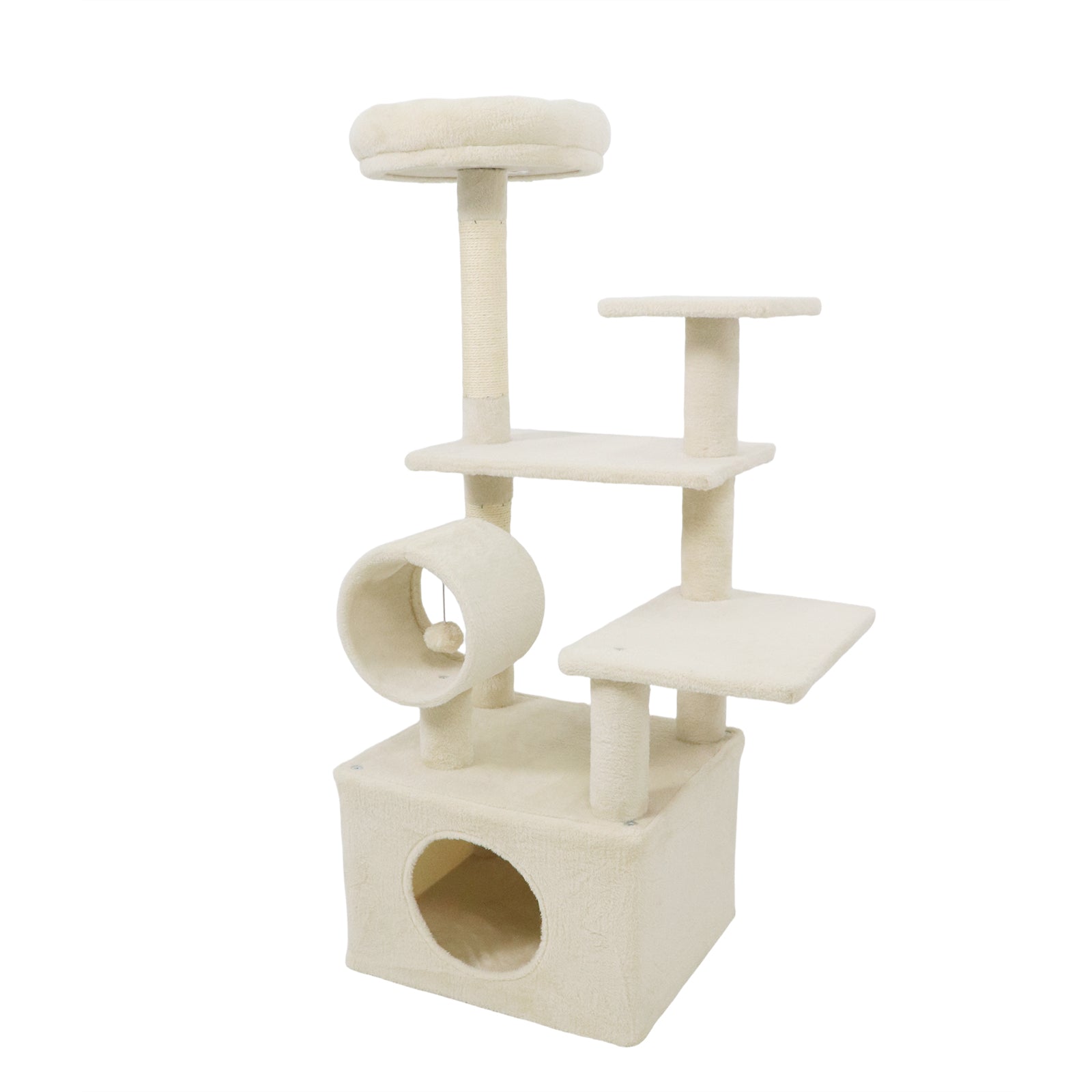 48 Inches Tall Cat Tree Multi-Level