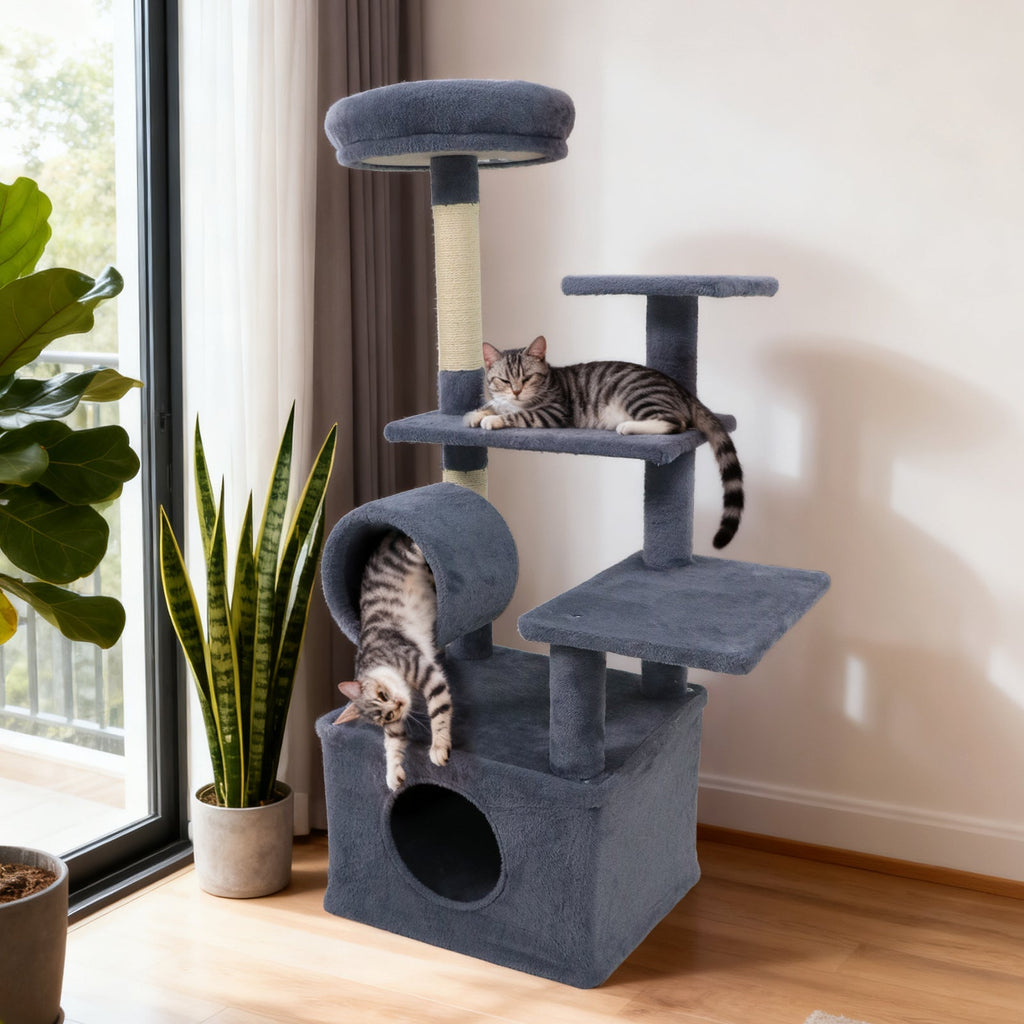 48 Inches Tall Cat Tree Multi-Level