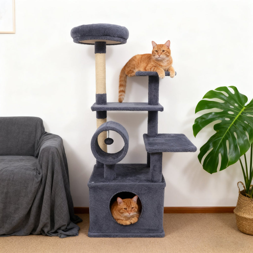 48 Inches Tall Cat Tree Multi-Level