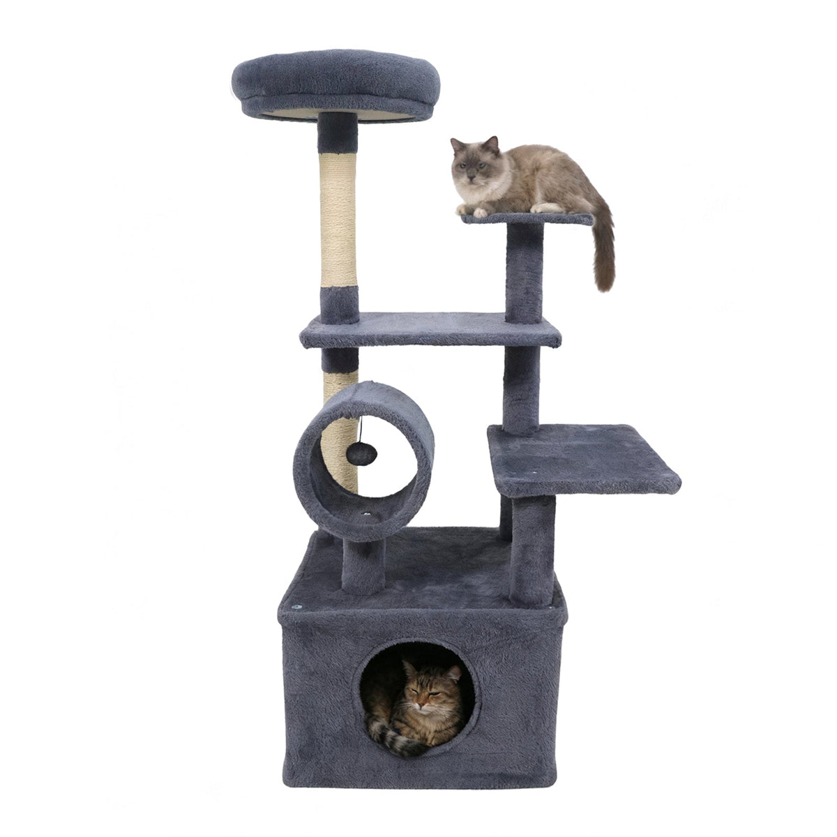 48 Inches Tall Cat Tree Multi-Level