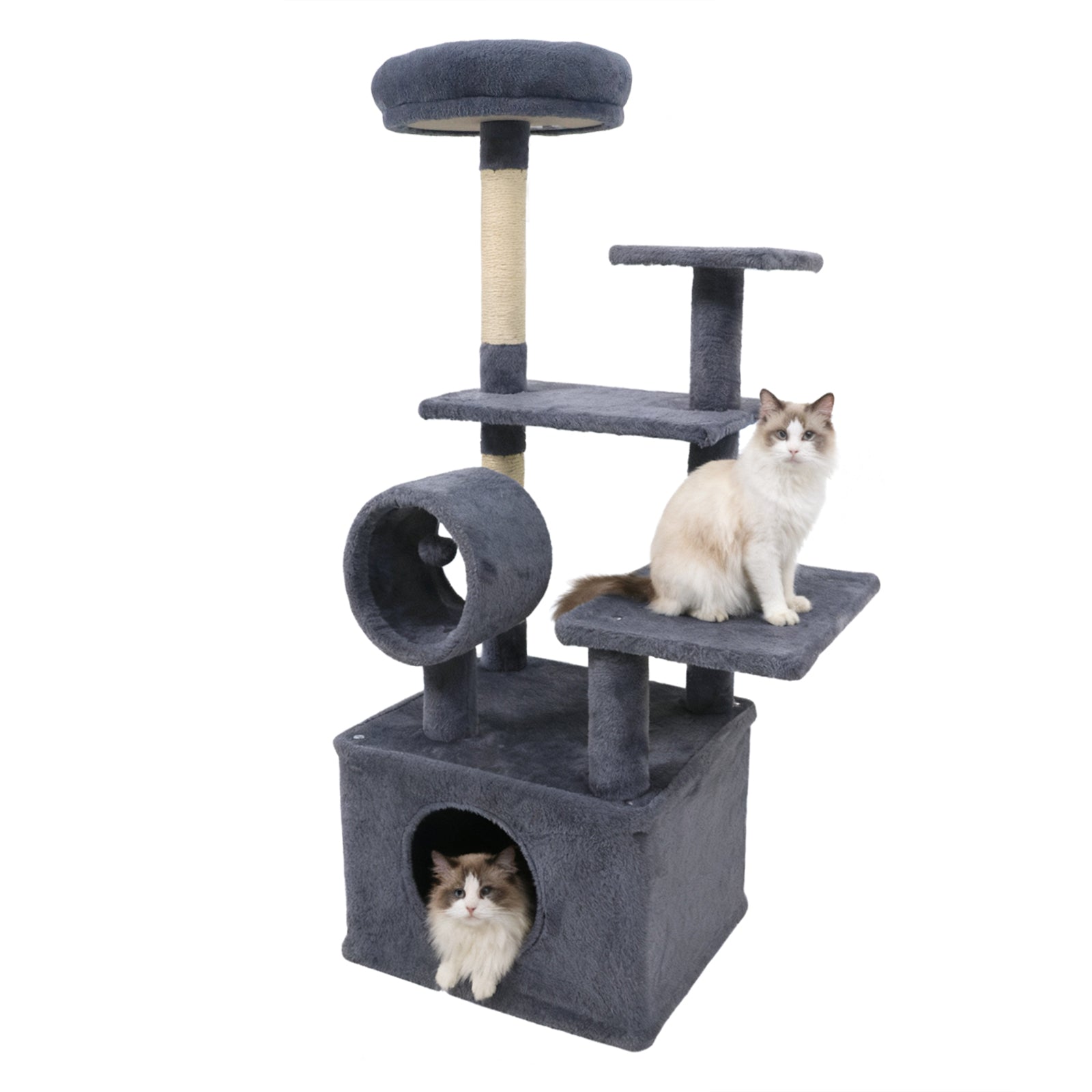 48 Inches Tall Cat Tree Multi-Level