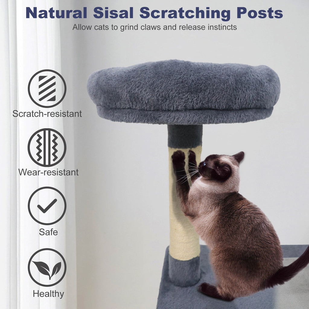 48 Inches Tall Cat Tree Multi-Level