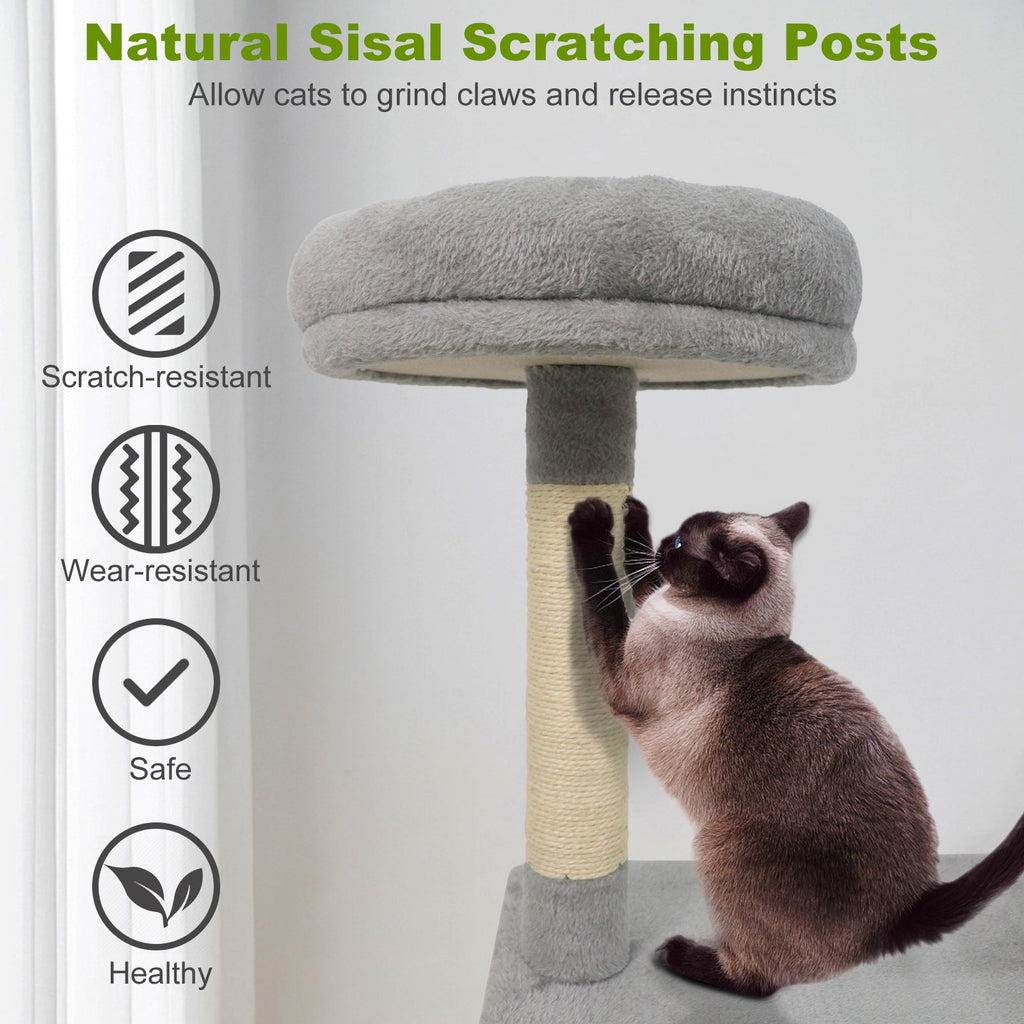 48 Inches Tall Cat Tree Multi-Level