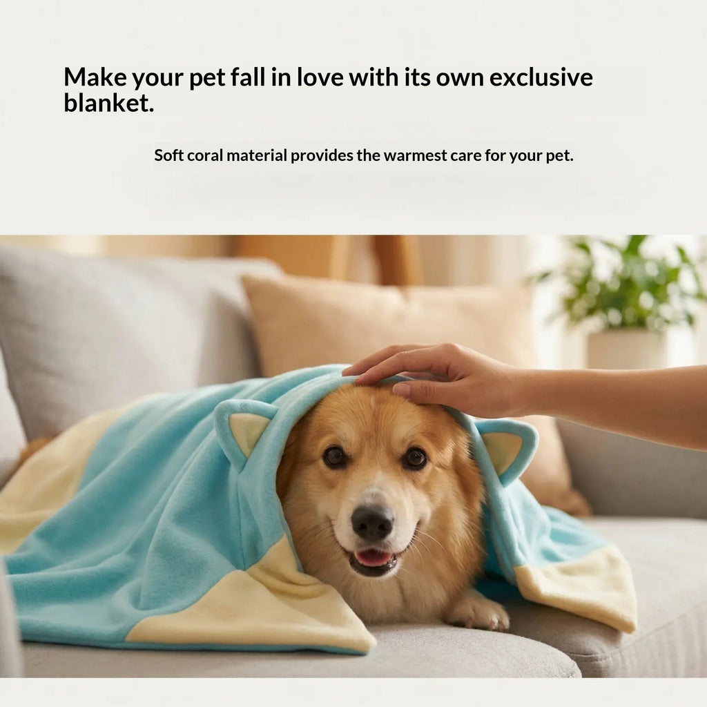 Dog Blanket Sleeping Mat, Plush, Comfortable And Warm