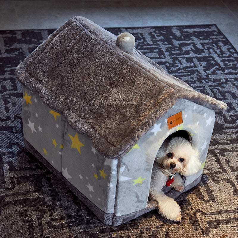 Foldable House Winter Dog Villa