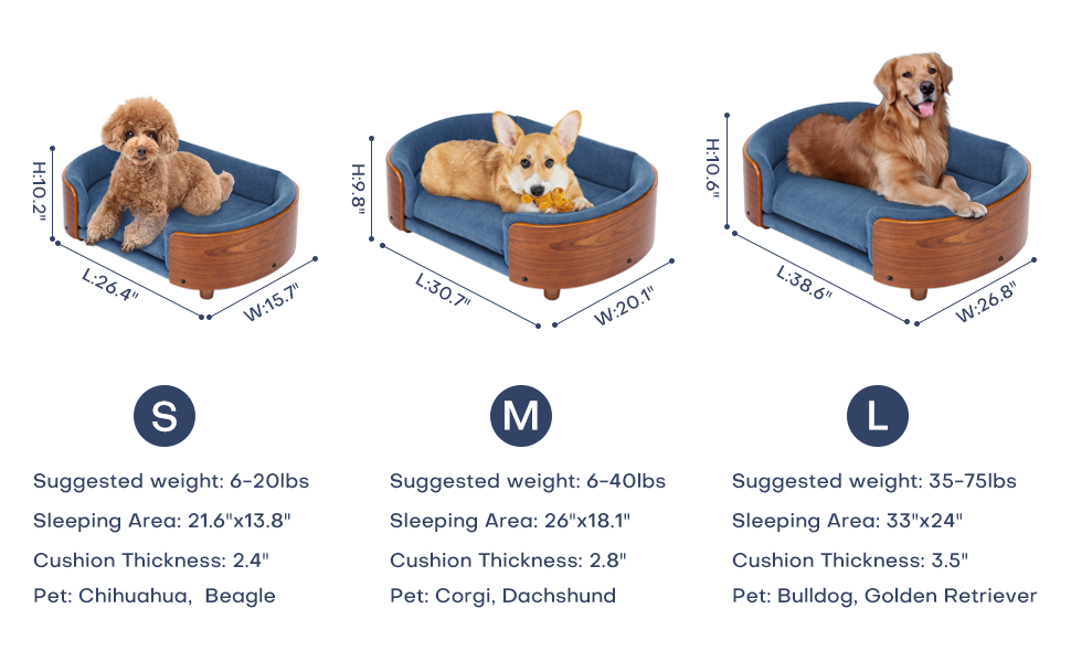 Scandinavian Style Elevated Dog Bed