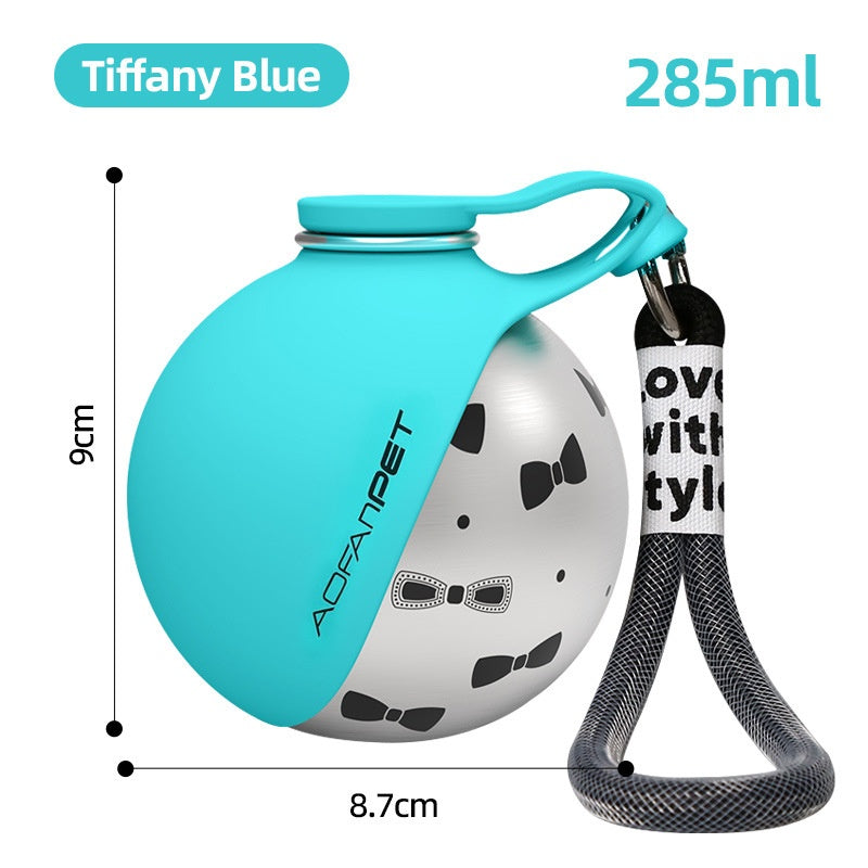 Dog Travel Water Bottle — Stainless Steel