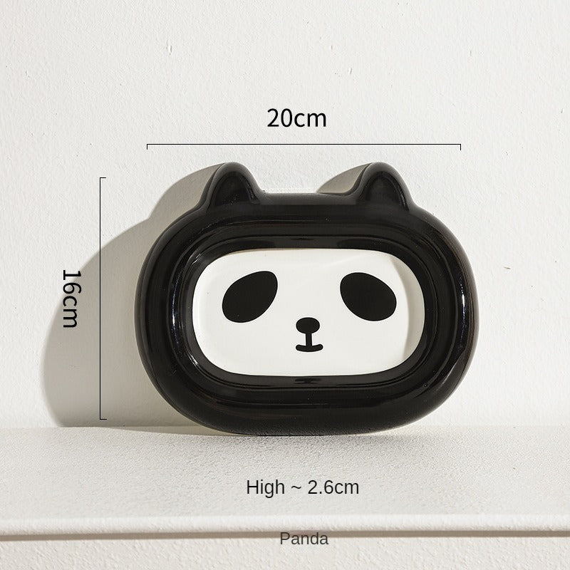 Animal Dish Ceramic Cat Bowl