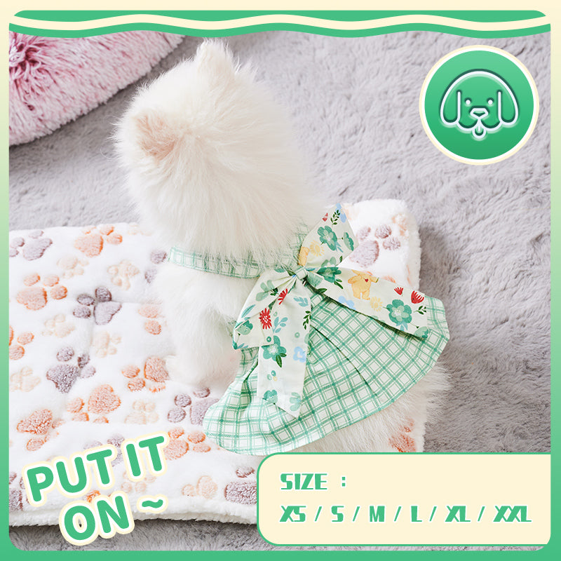 Summer Small Dog Clothes Pet Harness With Leash