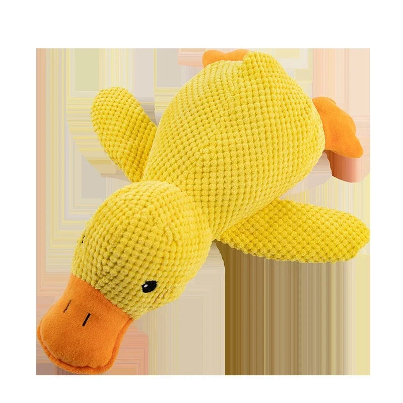 Plush Squeaky Calming Duck Chew Toy