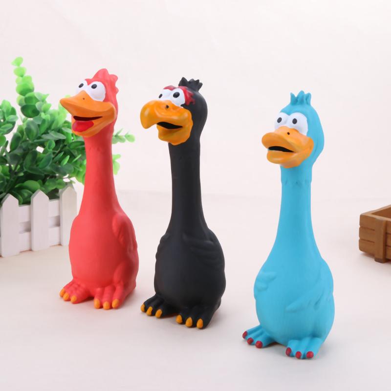 Screaming Chicken Sounding Bite Resistant Toys