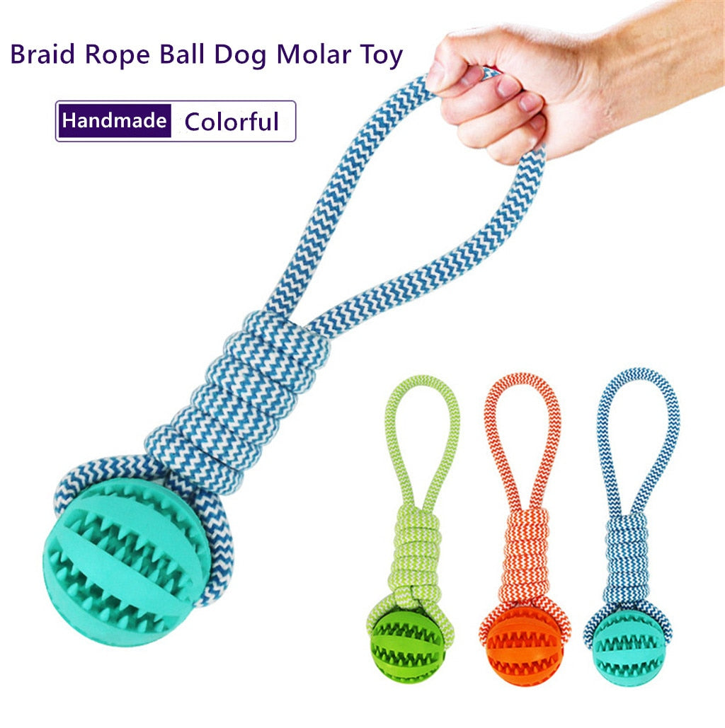 Interactive Treat Rope Bite Resistant Pet Tooth Cleaning
