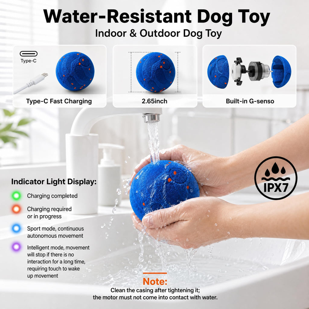 Interactive Ball, Automatic Interactive Dog Ball