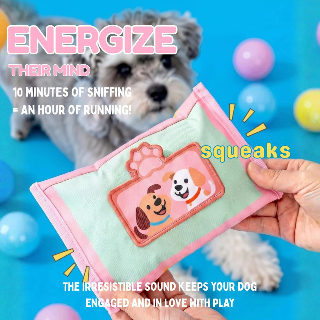 Interactive Dog Snuffle Wipe Puzzle Toy