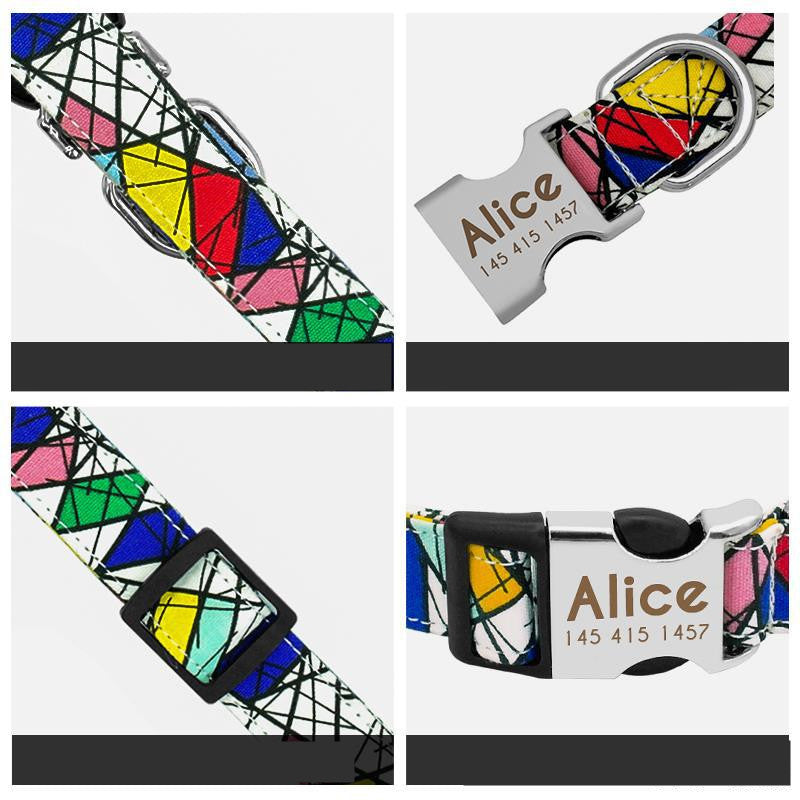 Pet Collar with Lettering