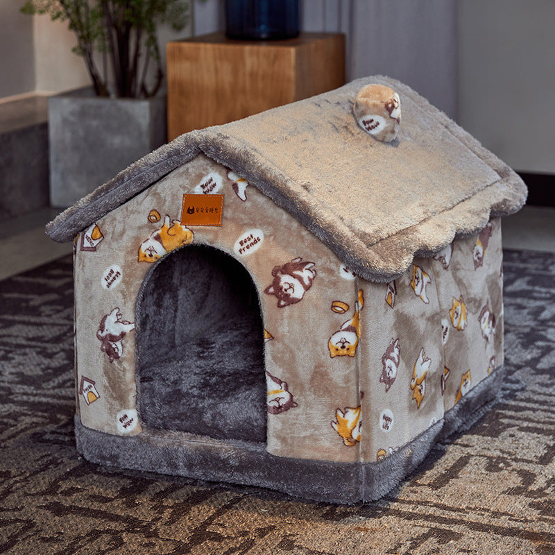 Foldable House Winter Dog Villa
