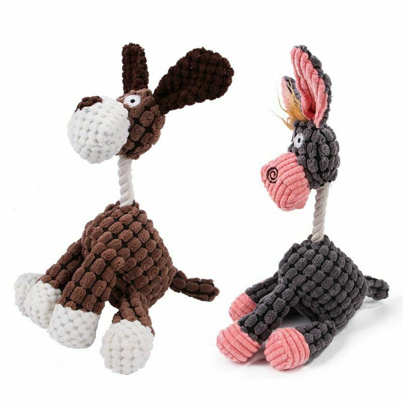 Puppy Chew Squeaker Squeaky Plush Sound Toys Clean Teeth