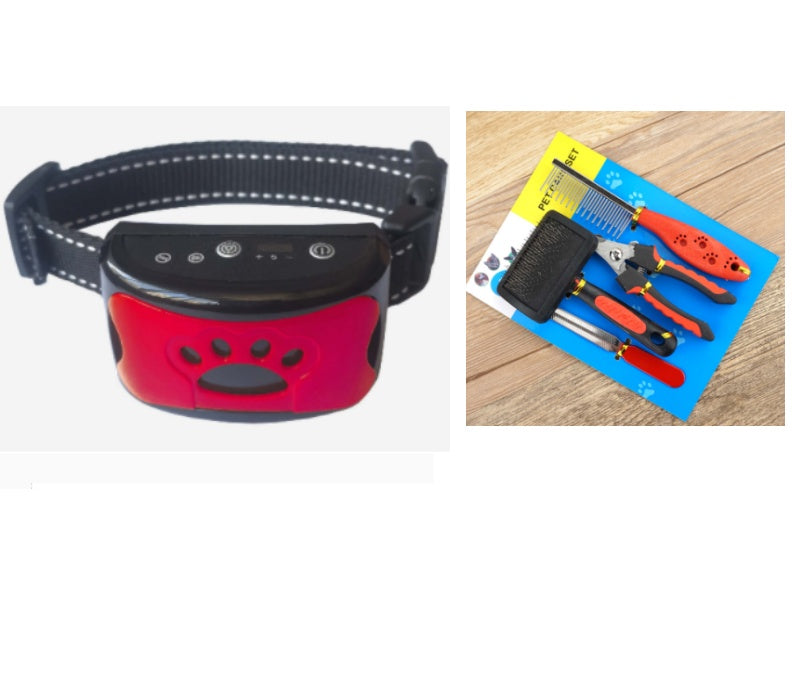 Dog Training Collar Waterproof, Remote Control, Rechargeable, With Shock Vibration Sound