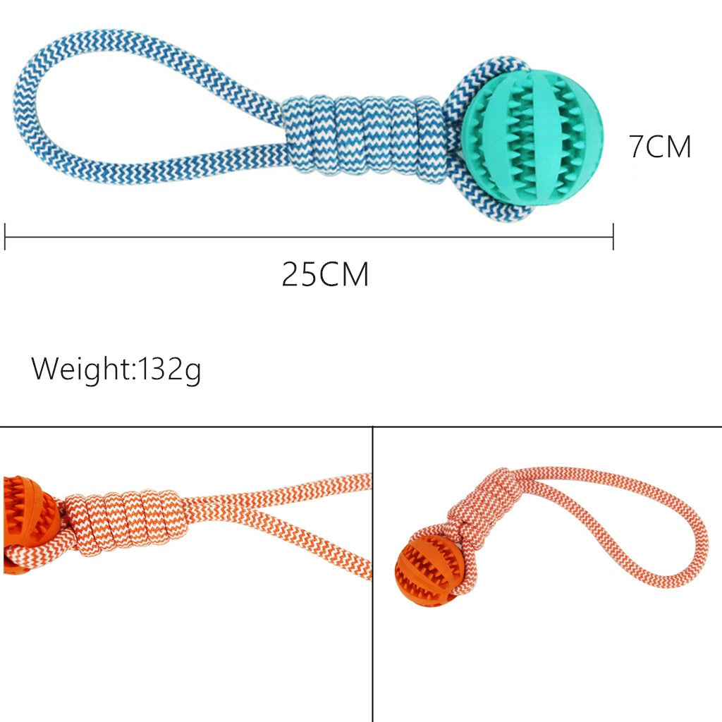 Interactive Treat Rope Bite Resistant Pet Tooth Cleaning