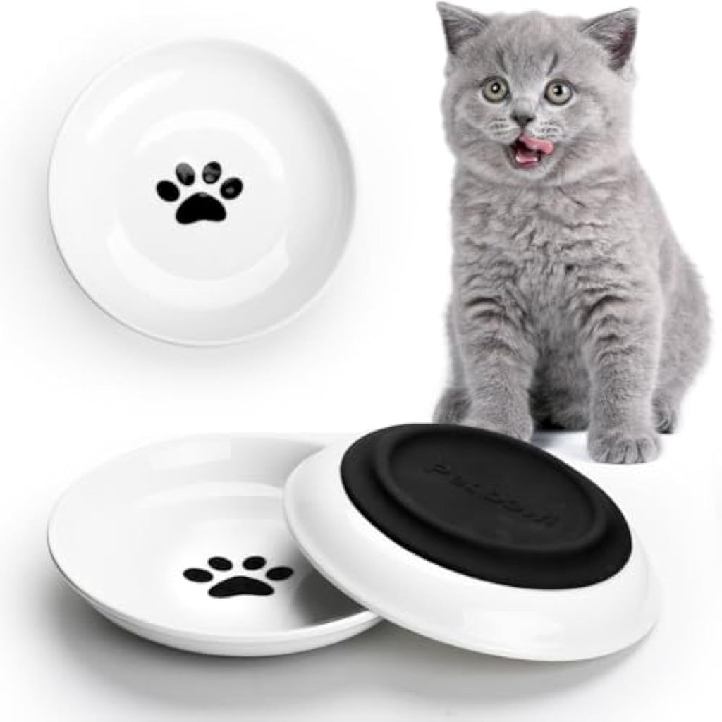 Whisker Friendly Ceramic Cat Food Bowls