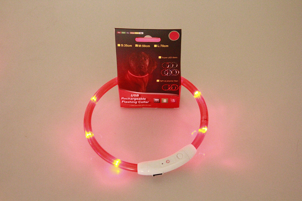 Flashing Collar USB Rechargeable For Night Walking