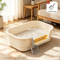 Semi-Enclosed Anti-Splash Cat Litter Box