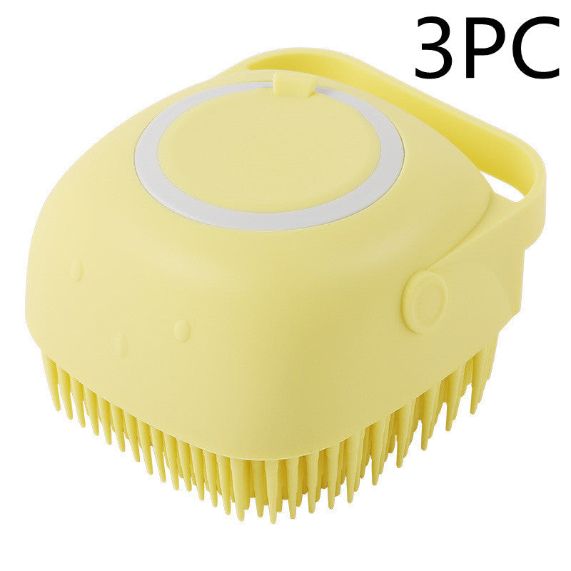 Silicone Dog Bath Massage Cleaning Tool Dog Grooming Supplies