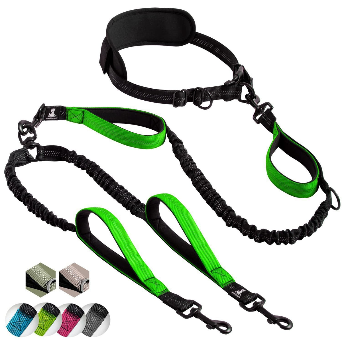 Multifunctional Reflective Leash Sports Fitness Running Leash