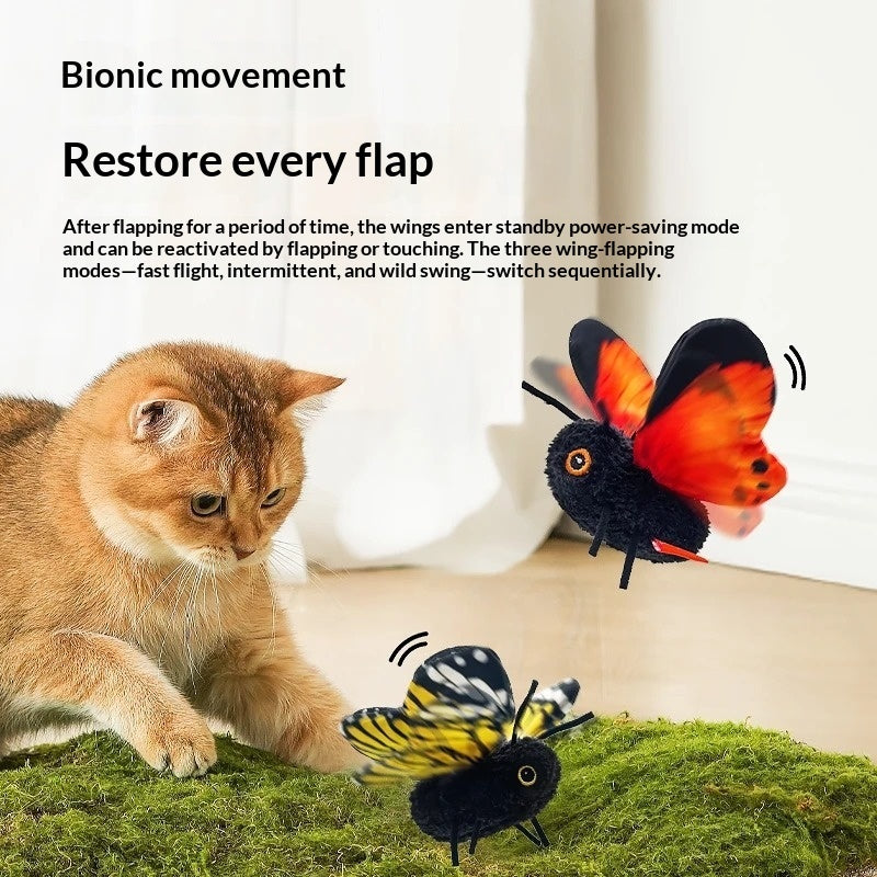 Simulation Butterfly Automatic Cat Teaser