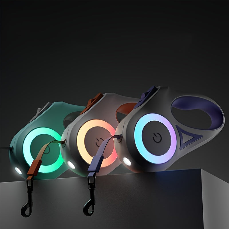 3 And 5M Dog Leash Light Retractable Pet Leads