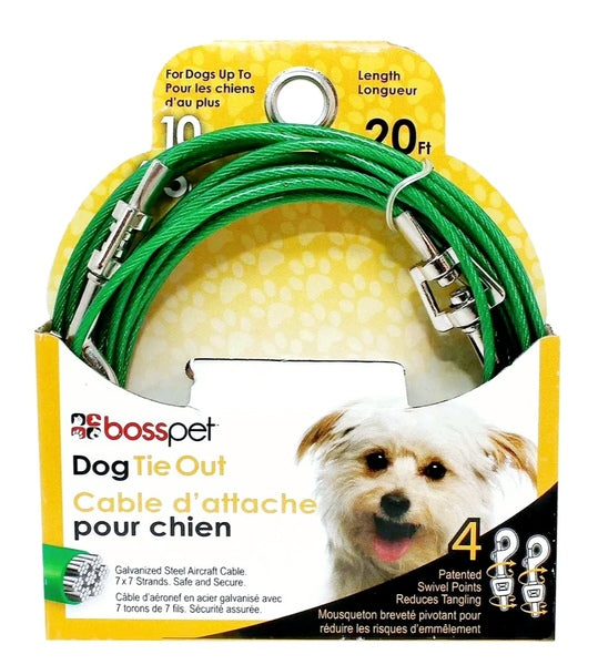 Snap Around Tree Tie Out Cable 20ft